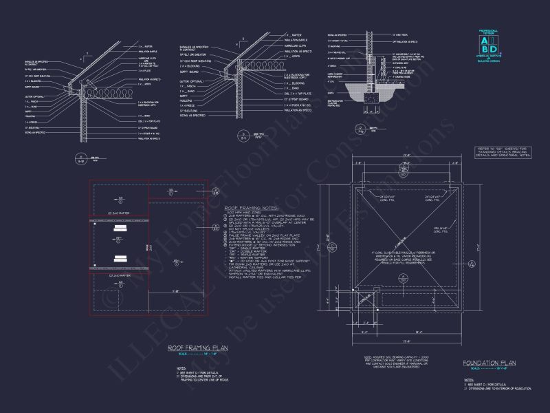 Stylish Garage Home Plan with Living Space and CAD Designs