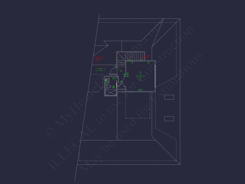 Traditional Home Plan with 1.5 Floors & 4 Bedrooms