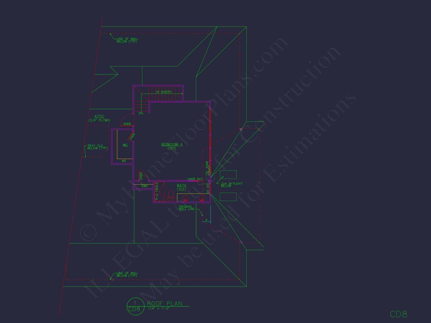 Traditional Home Plan with 1.5 Floors & 4 Bedrooms