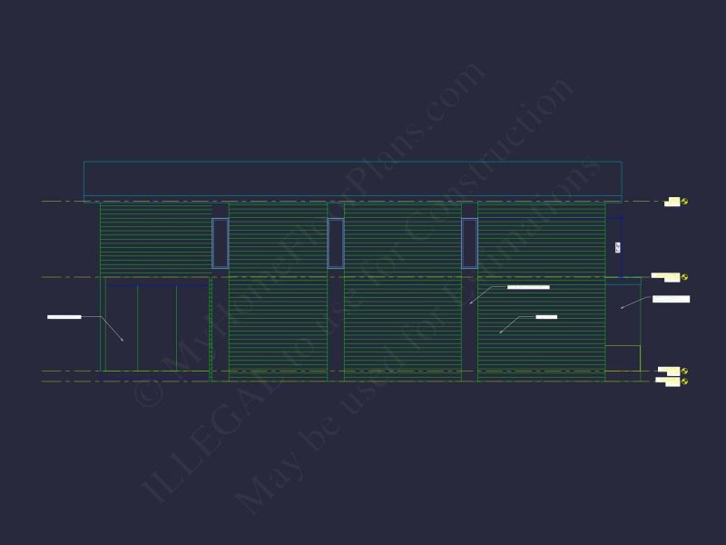 Modern 2-Story House Plan with 3 Bedrooms, CAD Files & Blueprint
