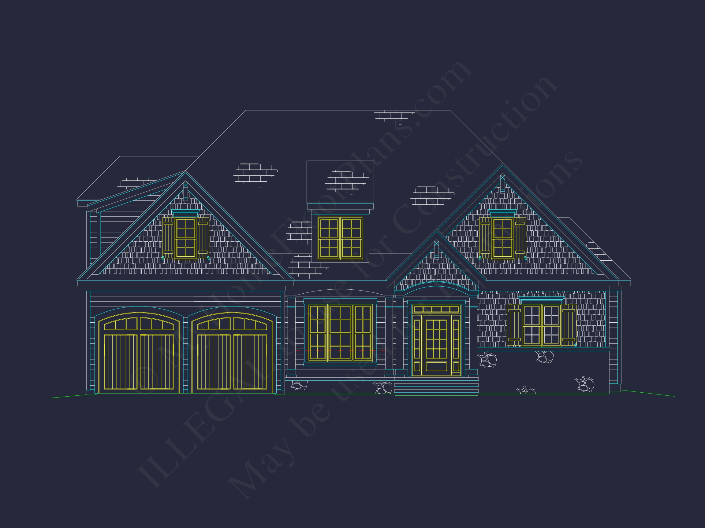 Spacious 2-Story House Plan with Elegant Craftsman Architecture