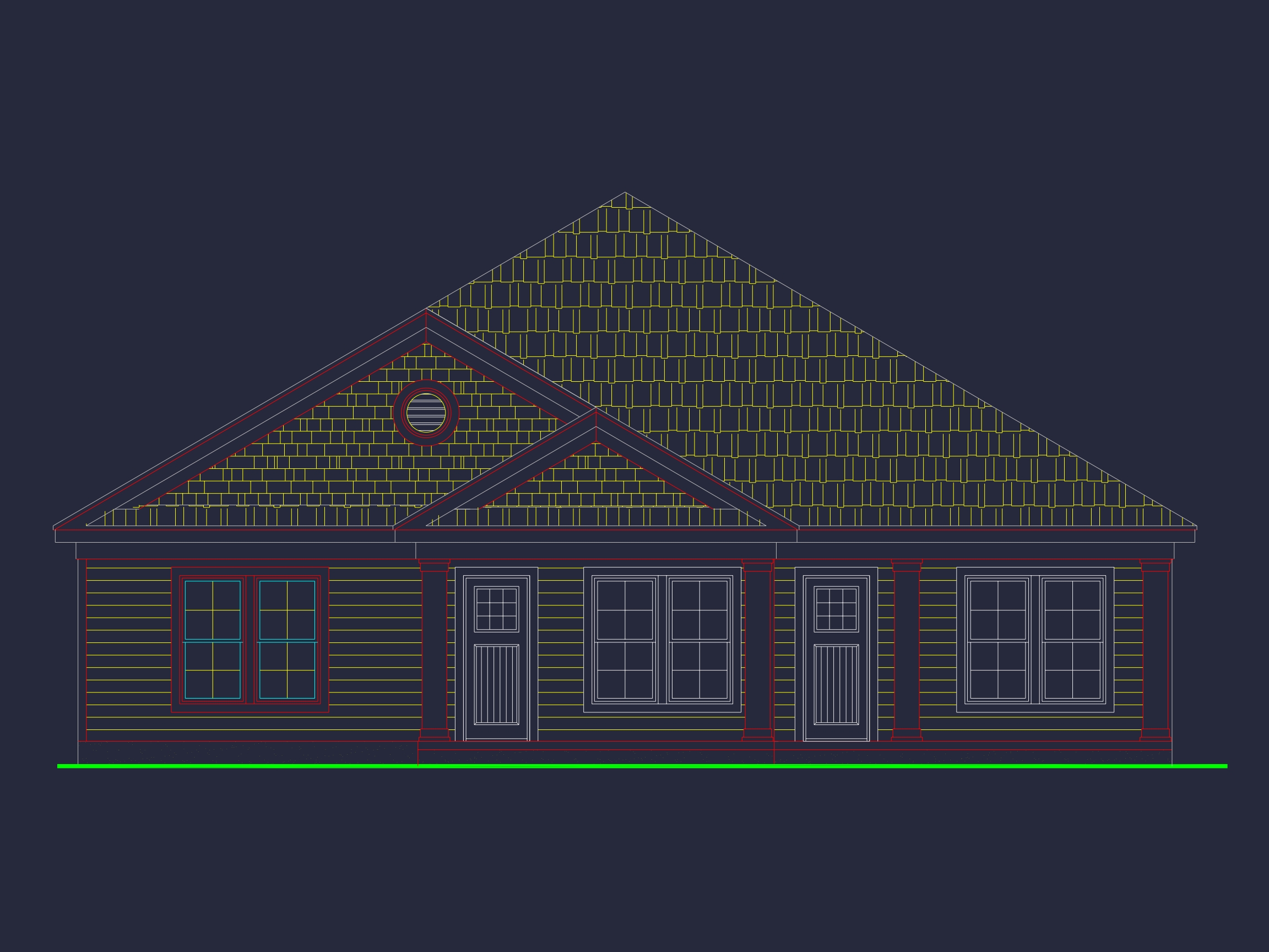 Spacious Ranch Home Plan with 3 Bedrooms and CAD Designs