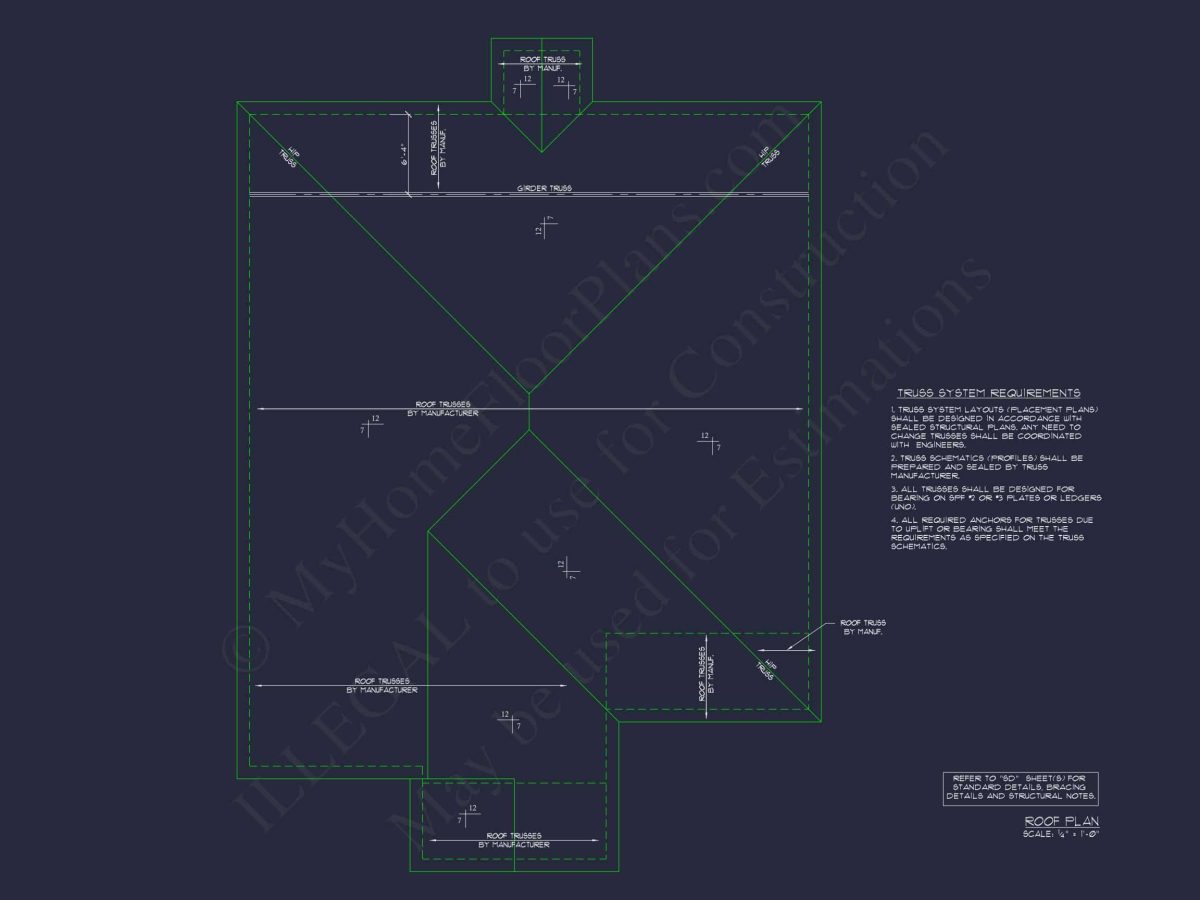 Spacious Ranch Home Plan with 3 Bedrooms and CAD Designs