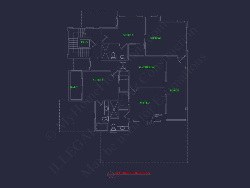 Modern Beach Home Plan with 3-Story Layout & Coastal Charm