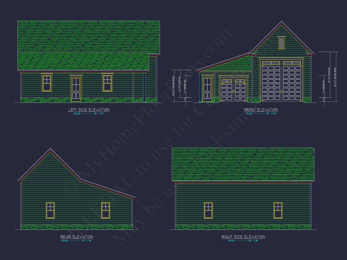 Modern Garage and Workshop Plan with RV Bay and CAD Design (1)