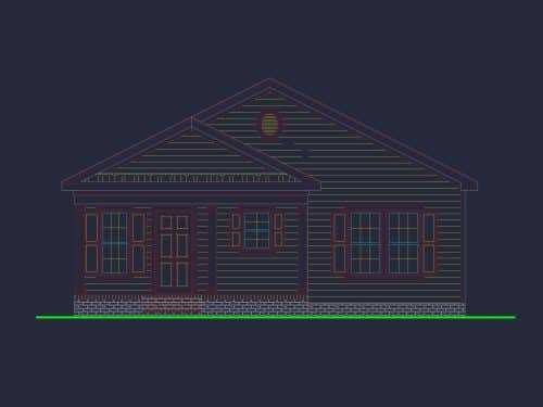 Traditional Cottage House Plan with Cozy 1-Story Layout