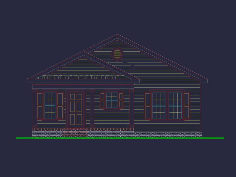 Traditional Cottage House Plan with Cozy 1-Story Layout