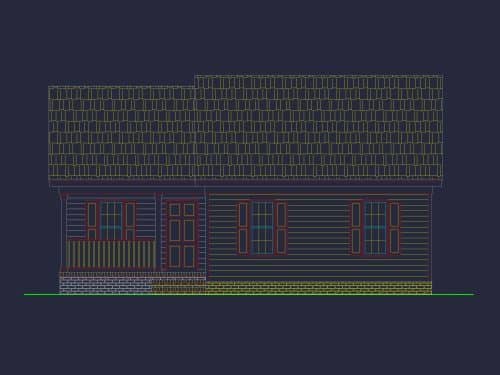 Compact 3-Bedroom House Plan with Open Floor Layout & Cozy Porch