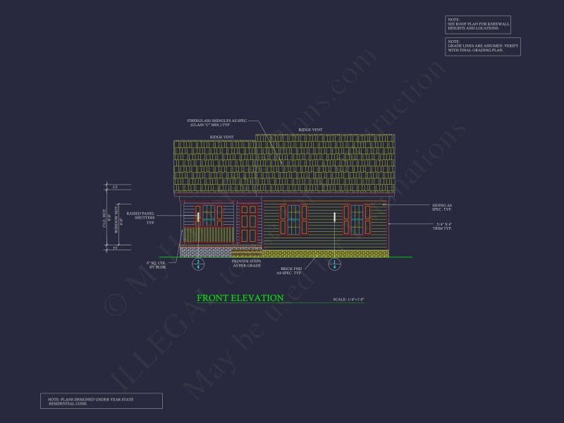 Compact 3-Bedroom House Plan with Open Floor Layout & Cozy Porch