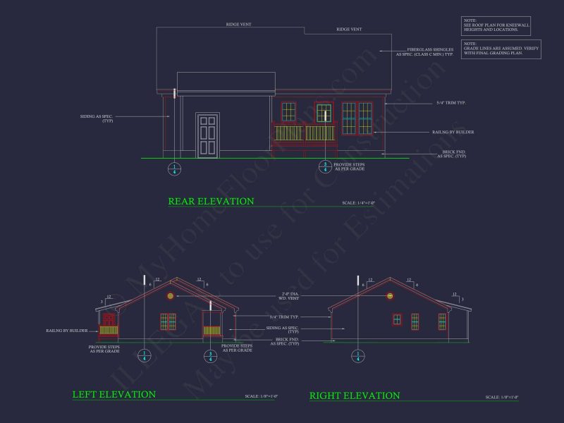 Compact 3-Bedroom House Plan with Open Floor Layout & Cozy Porch
