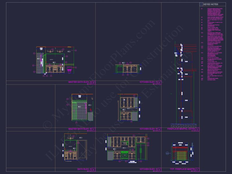 Beautiful Duplex Home Floor Plan with Blueprint CAD Designs