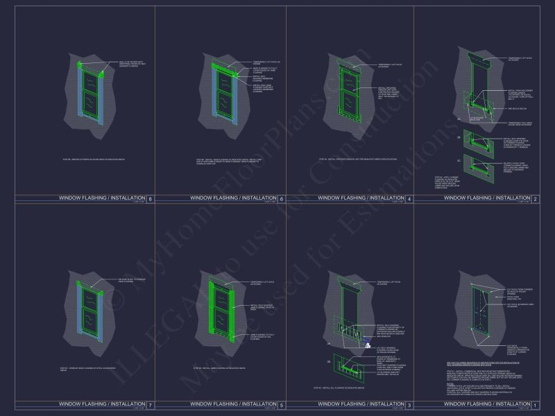 Beautiful Duplex Home Floor Plan with Blueprint CAD Designs