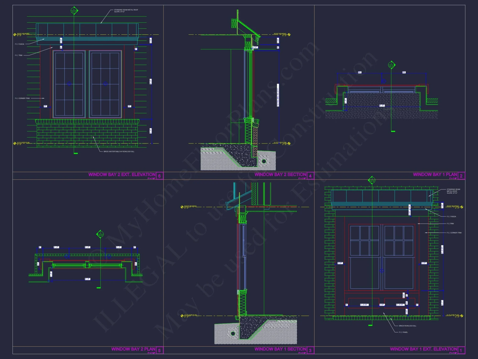 Beautiful Duplex Home Floor Plan with Blueprint CAD Designs
