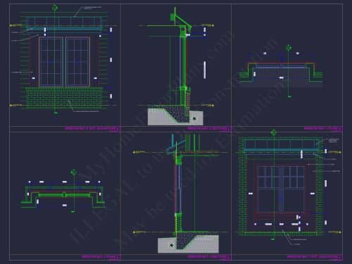 Beautiful Duplex Home Floor Plan with Blueprint CAD Designs