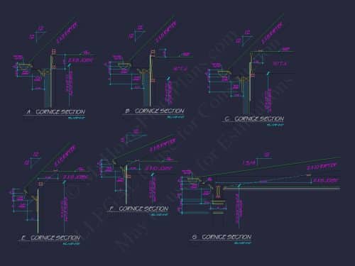 Colonial Home Floor Plan 5-Bed,4-Bath,2-Story Blueprint (2)