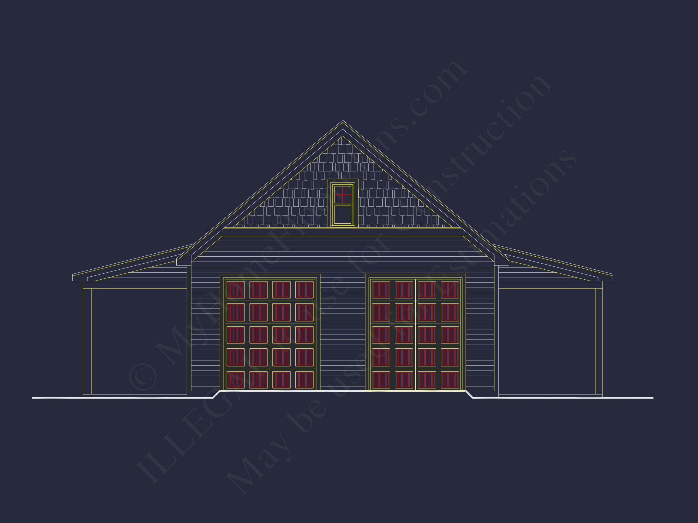 Charming 1-Story House Plan with Spacious Garage & CAD Designs