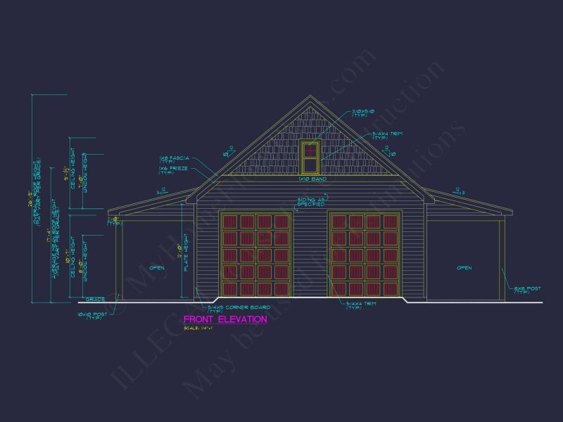 Charming 1-Story House Plan with Spacious Garage & CAD Designs