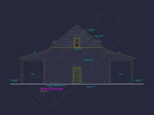 Charming 1-Story House Plan with Spacious Garage & CAD Designs