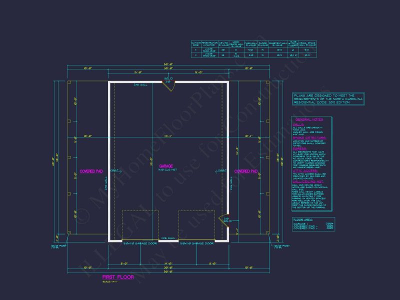 Charming 1-Story House Plan with Spacious Garage & CAD Designs
