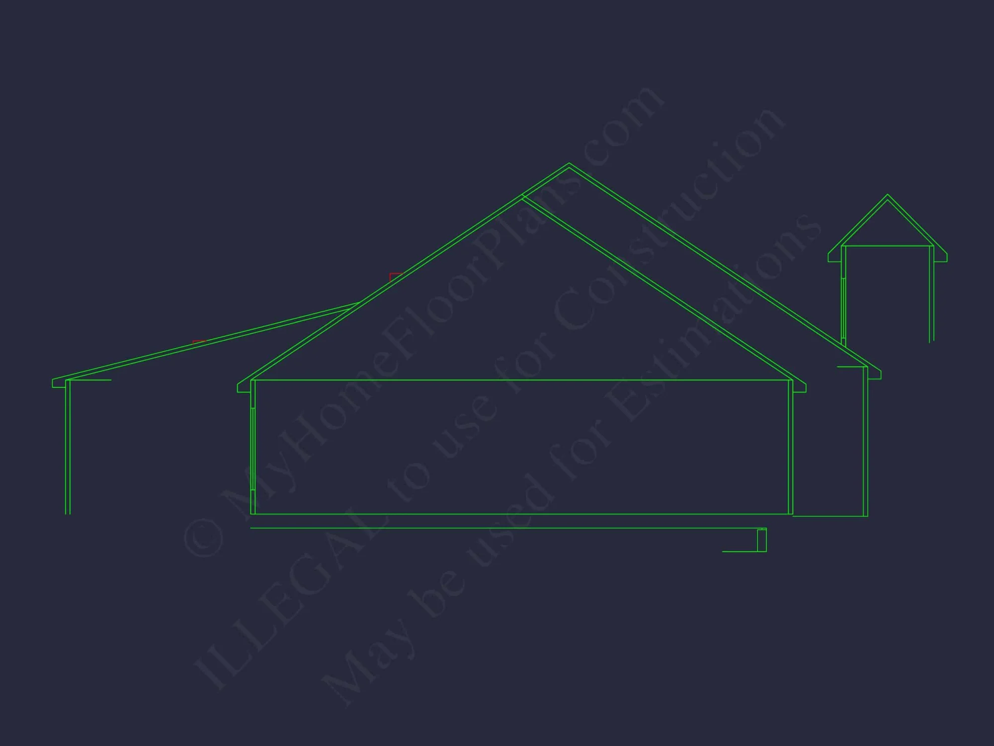 Traditional Craftsman Home Floor Plan with Functional Layout
