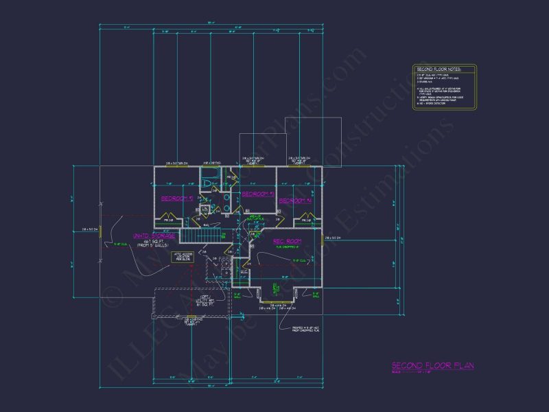 Versatile 2-Story Home Plan with Spacious Blueprint Designs