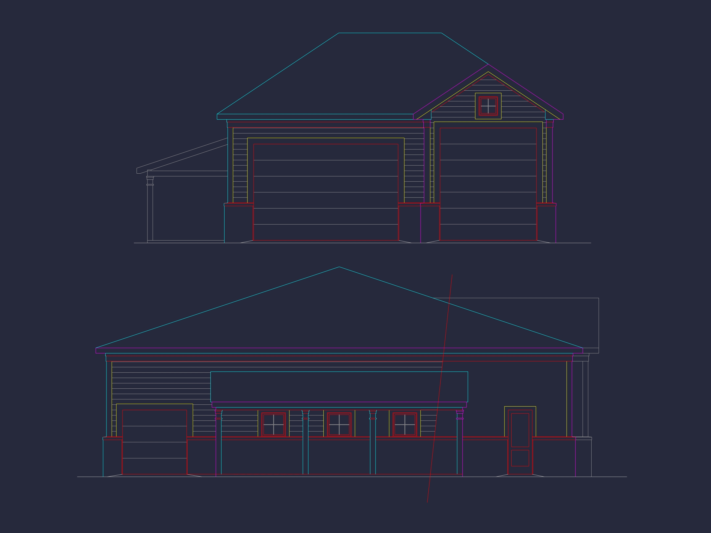RV Garage Plan with Loft – Spacious Multi-Bay Garage Design