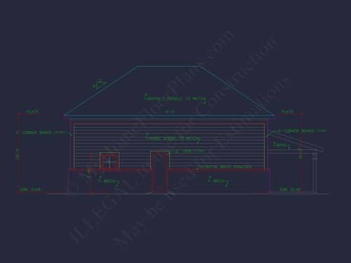RV Garage Plan with Loft – Spacious Multi-Bay Garage Design