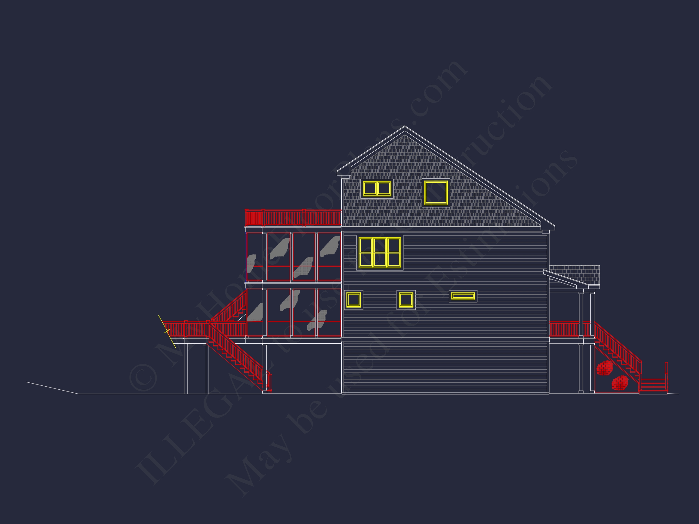 Modern 3-Story Beach House Plan with 5 Bedrooms and Open Floor Layout