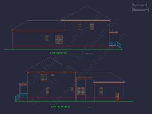 Colonial Revival Home Floor Plan with Timeless Indoor-Outdoor Layout