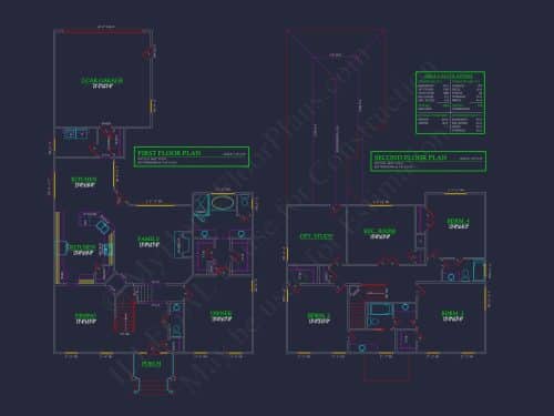 Colonial Revival Home Floor Plan with Timeless Indoor-Outdoor Layout