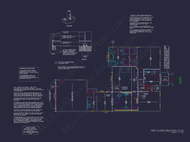Colonial Revival Home Floor Plan with Timeless Indoor-Outdoor Layout