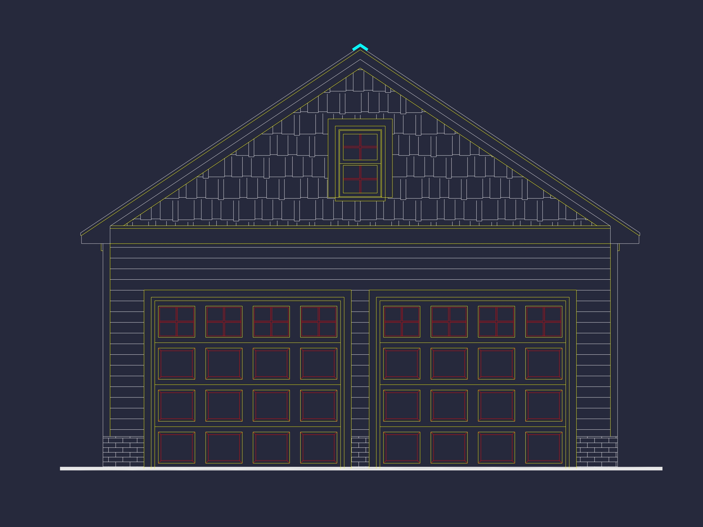 Small Garage Plan With Attic – House Floor CAD Designs