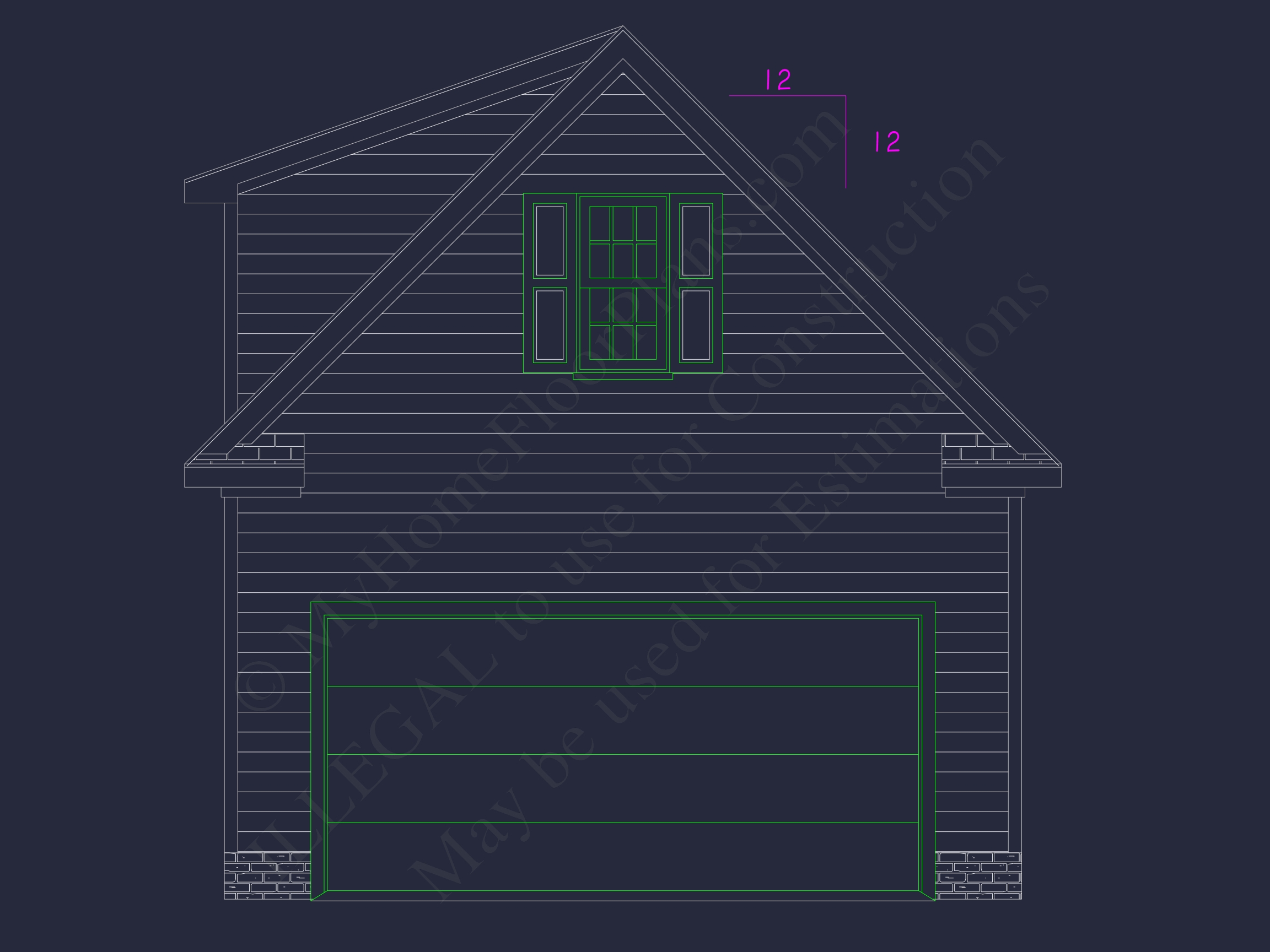 Compact Home Plan with Garage & Living Space | CAD Designs