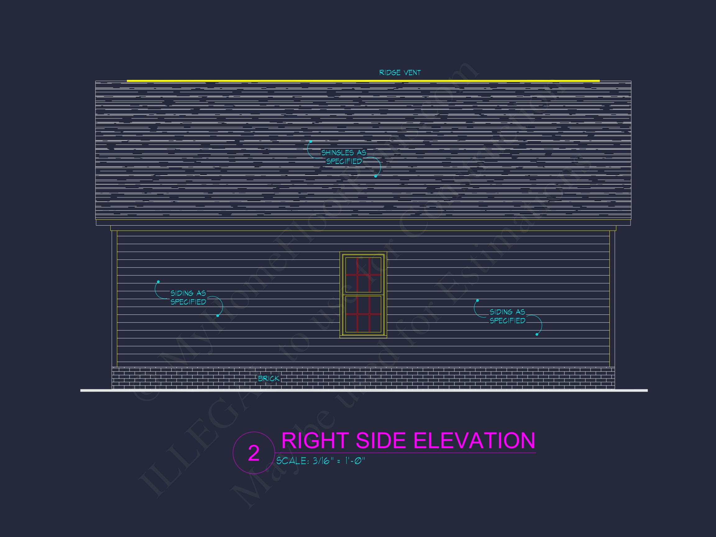 Small Garage Plan With Attic – House Floor CAD Designs