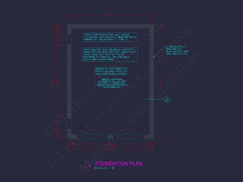 Small Garage Plan With Attic – House Floor CAD Designs