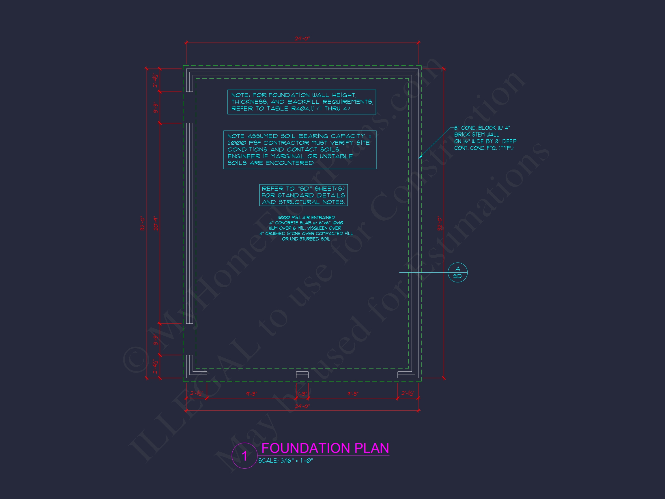 Small Garage Plan With Attic – House Floor CAD Designs