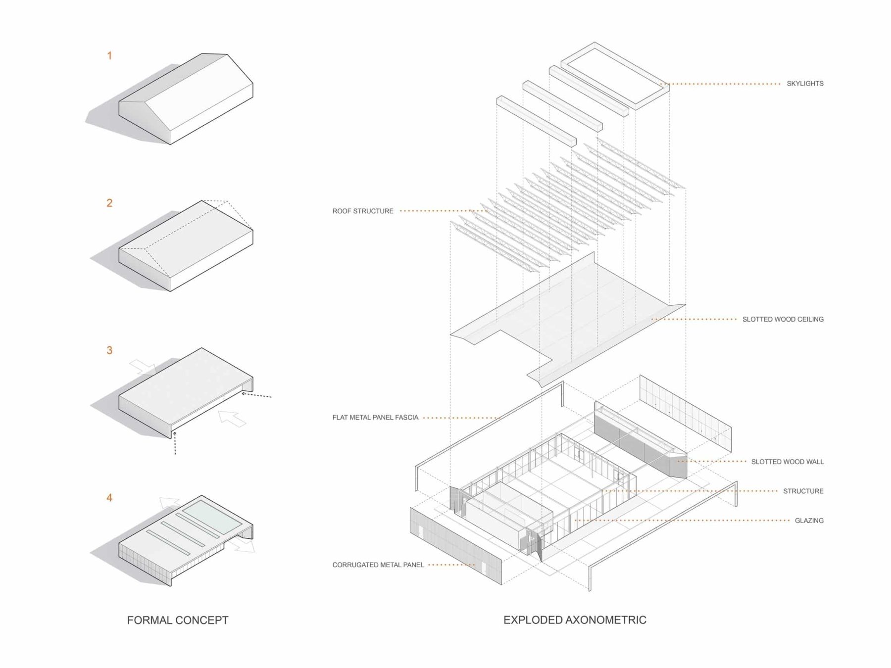 Modern Assembly Hall Floor Plan & CAD Architecture Design