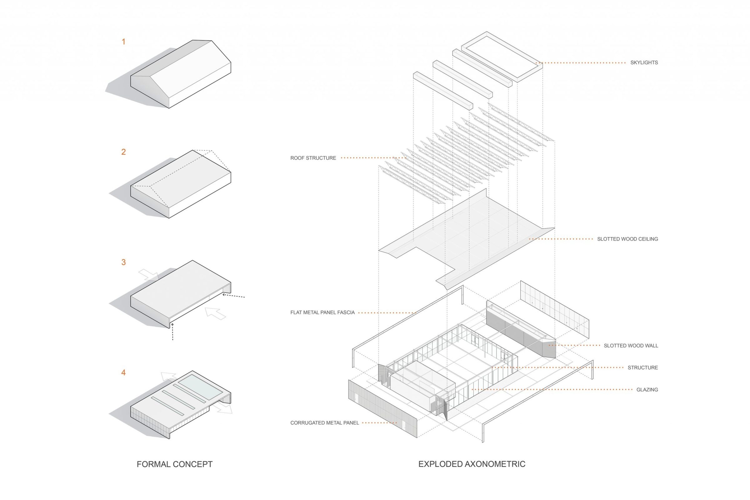 Modern Assembly Hall Floor Plan & CAD Architecture Design