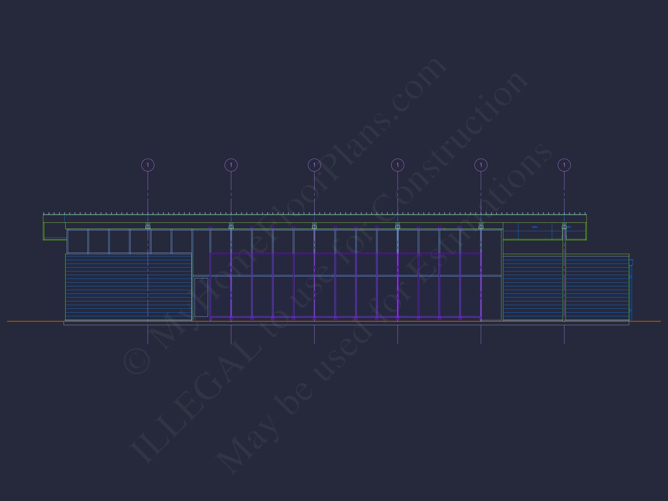 Modern Assembly Hall Floor Plan & CAD Architecture Design