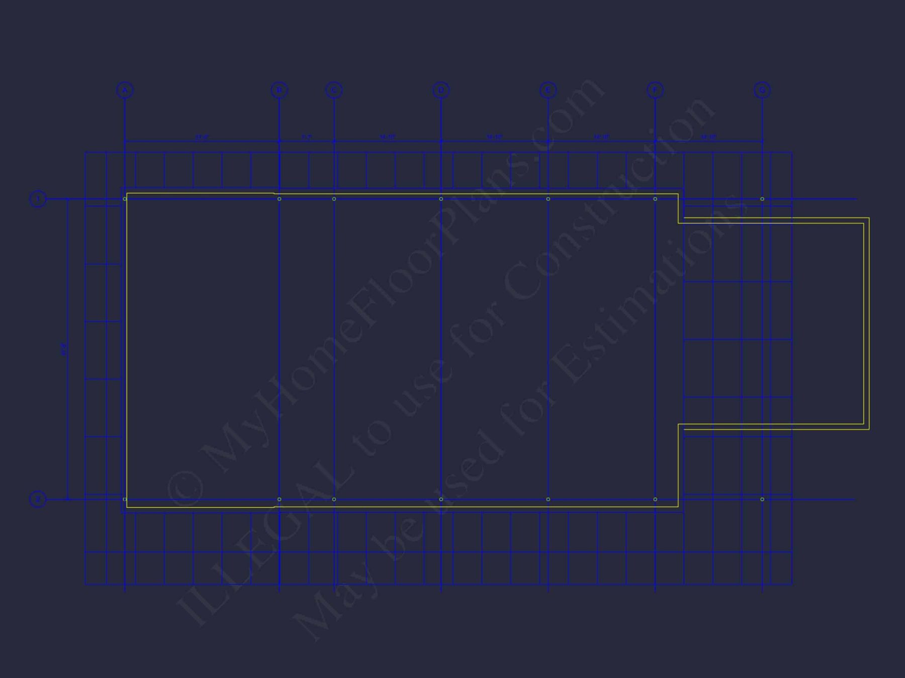 Modern Assembly Hall Floor Plan & CAD Architecture Design