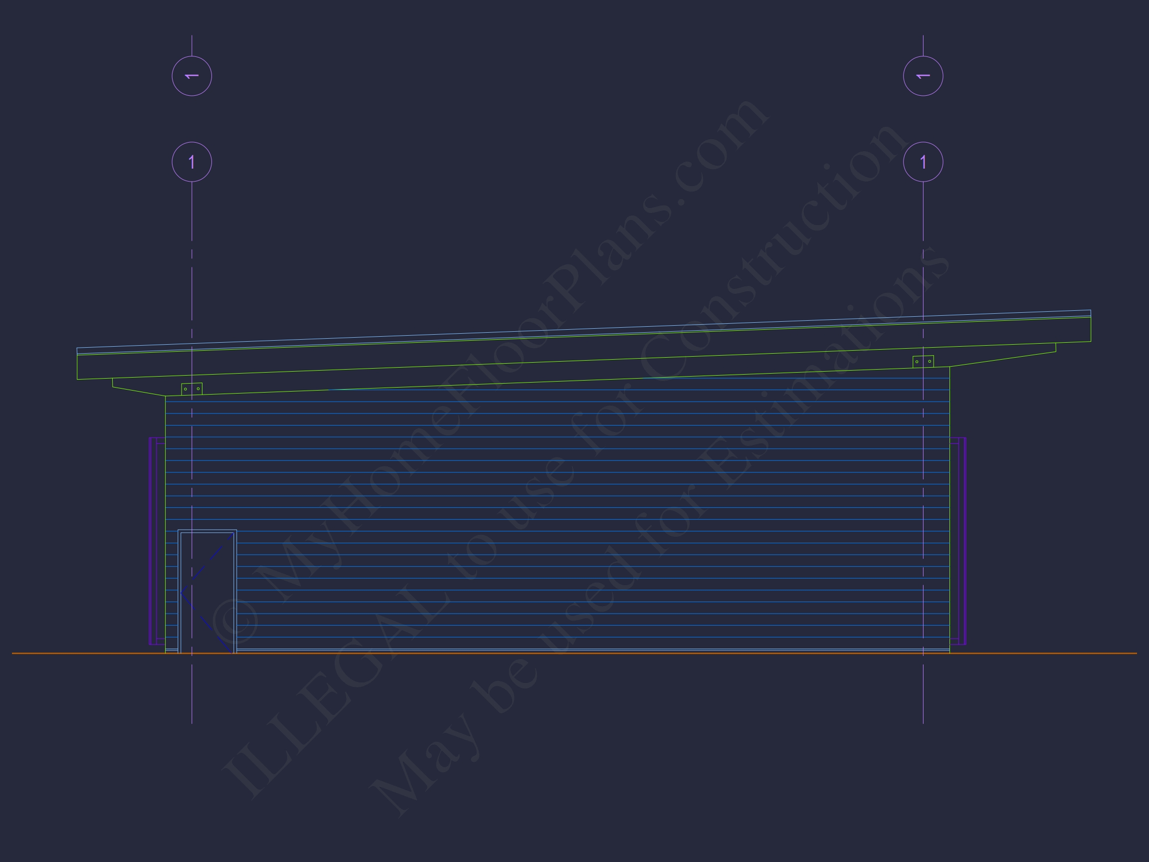Modern Assembly Hall Floor Plan & CAD Architecture Design
