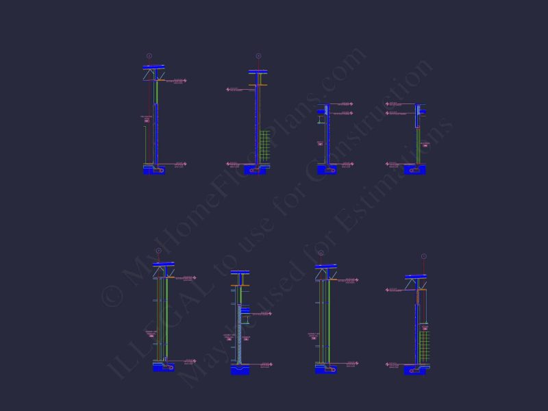 Modern Assembly Hall Floor Plan & CAD Architecture Design