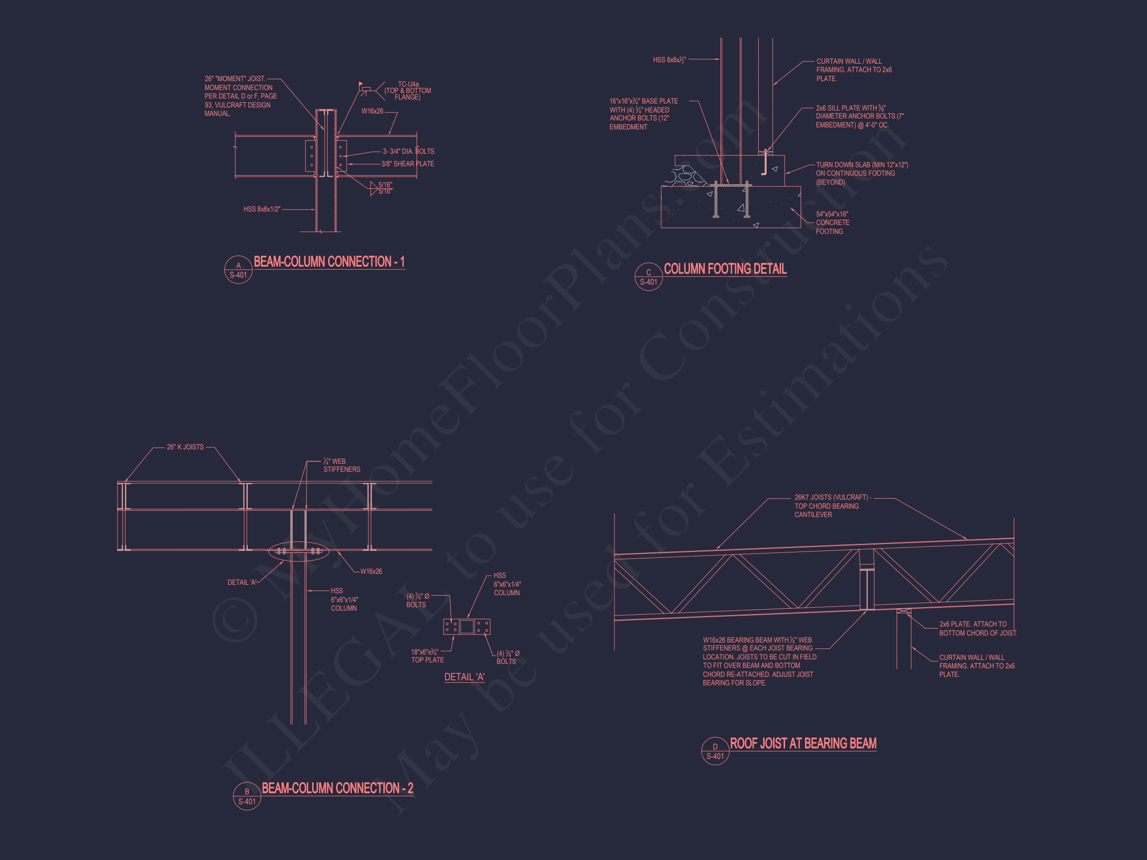 Modern Assembly Hall Floor Plan & CAD Architecture Design