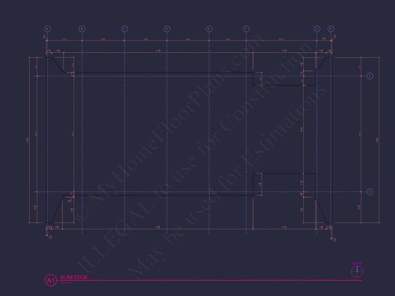 Modern Assembly Hall Floor Plan & CAD Architecture Design