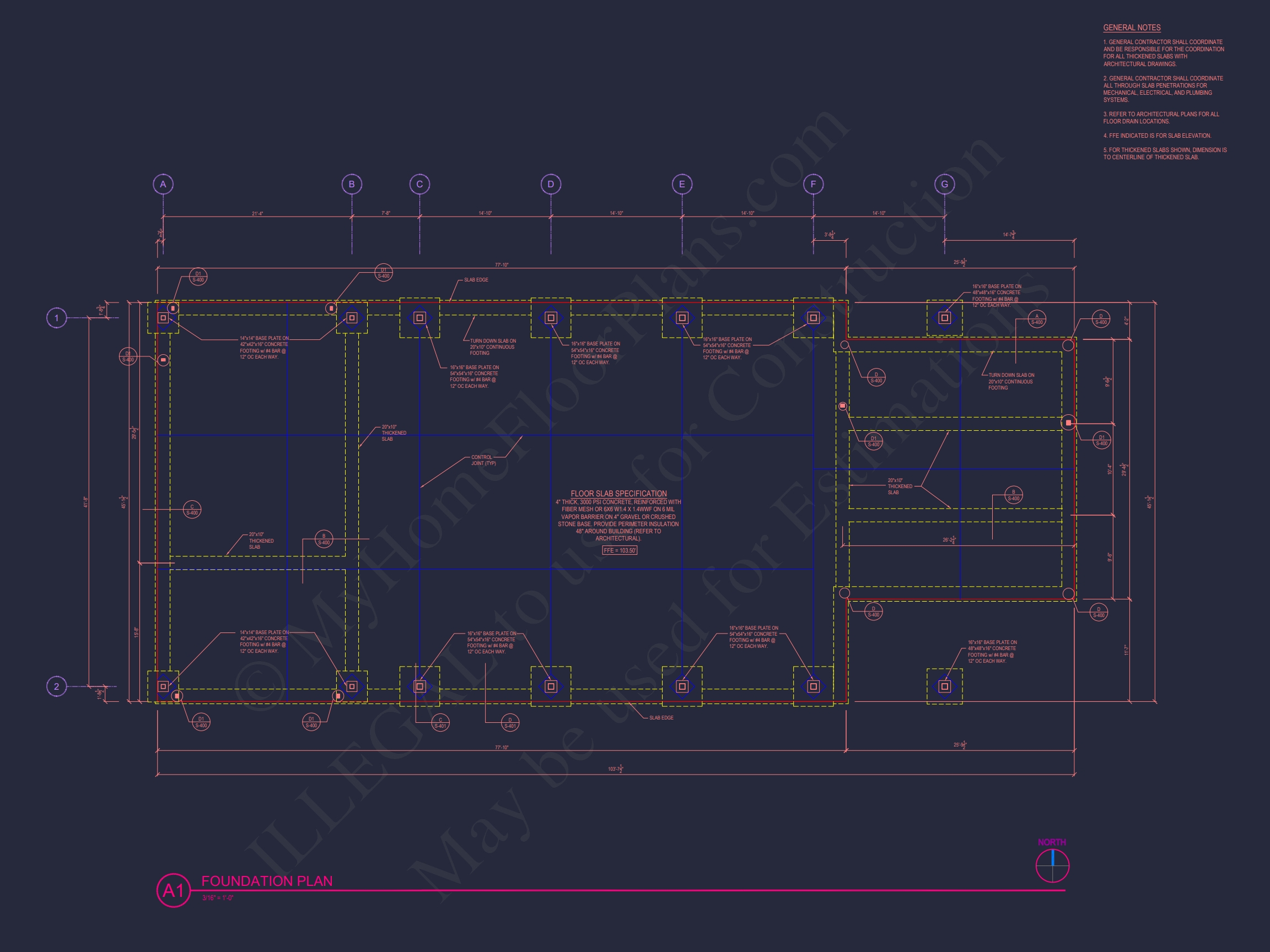 Modern Assembly Hall Floor Plan & CAD Architecture Design