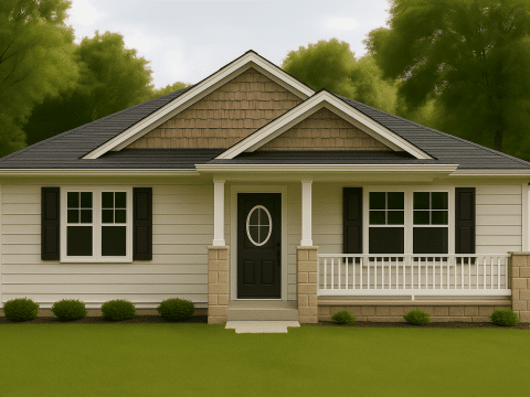 Craftsman house Plan with CAD Designs & Modern Features