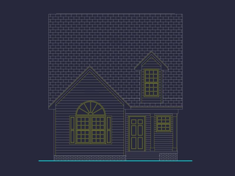 Charming Cottage Home Plan with Vaulted Ceilings and CAD Blueprints