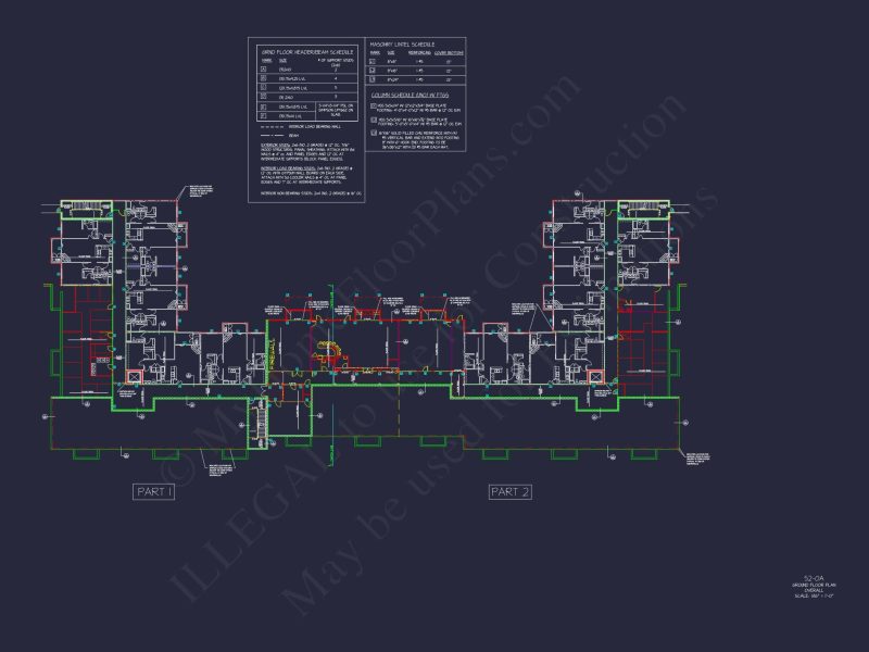 Modern Apartment Complex House Plan with 4+ Floors and Smart Urban Design