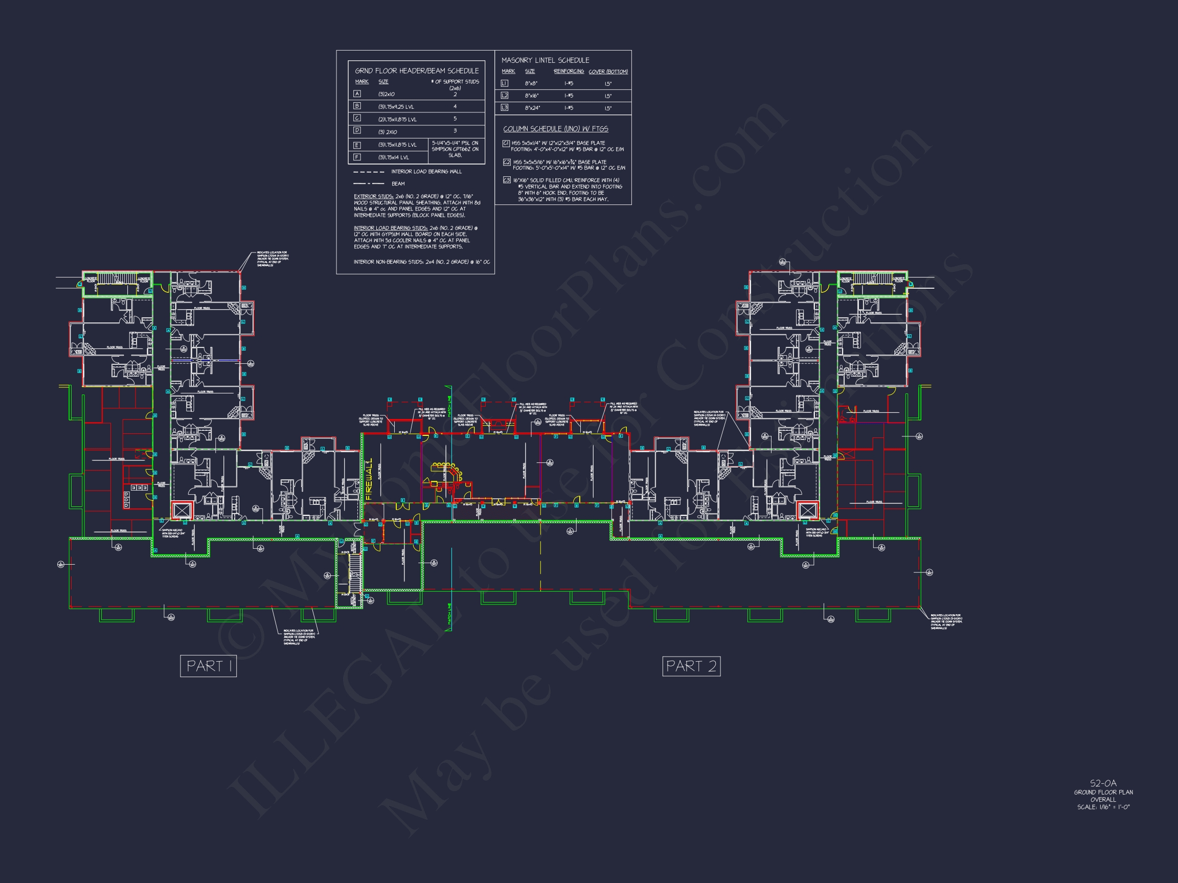 Modern Apartment Complex House Plan with 4+ Floors and Smart Urban Design