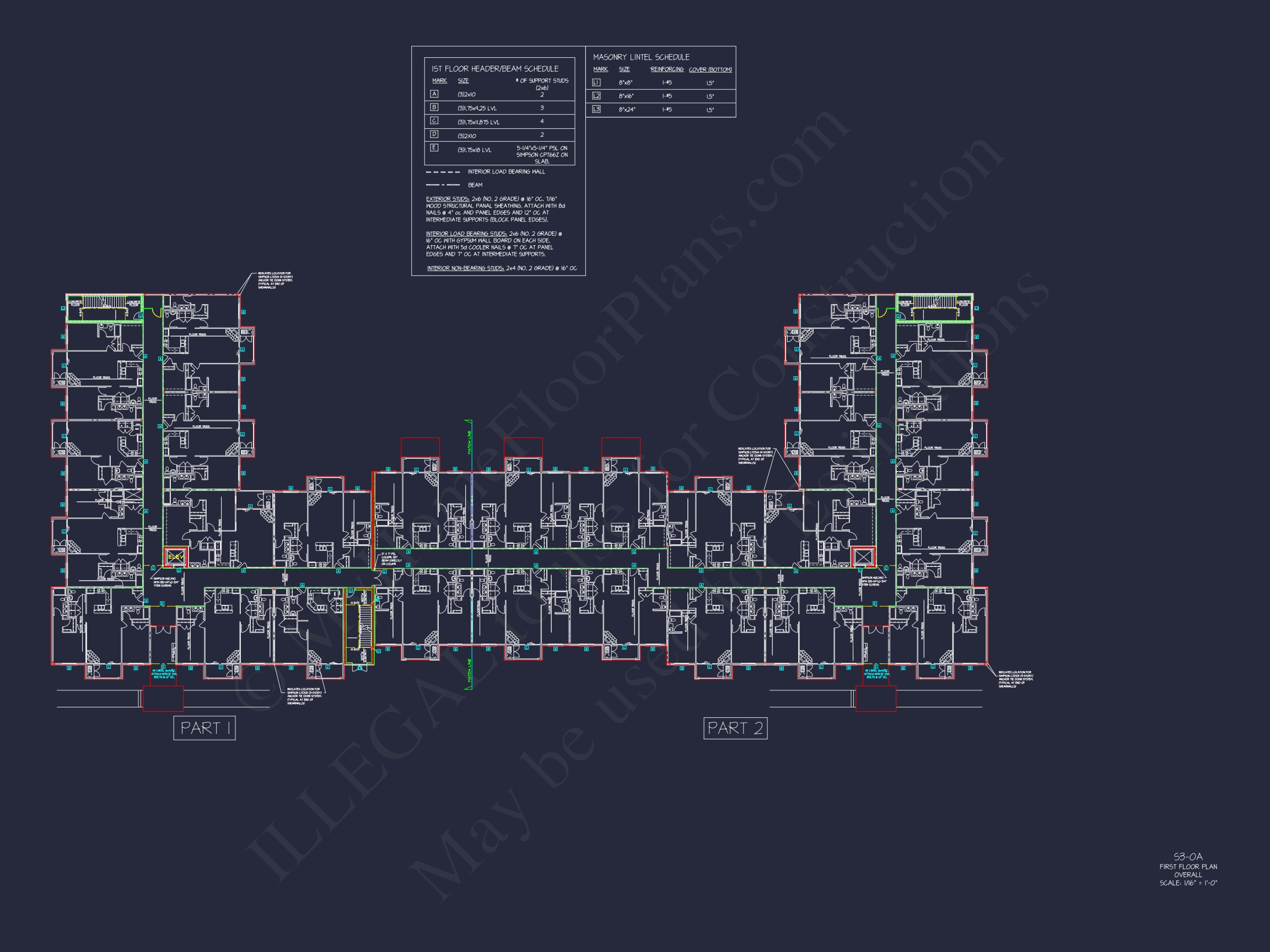 Modern Apartment Complex House Plan with 4+ Floors and Smart Urban Design